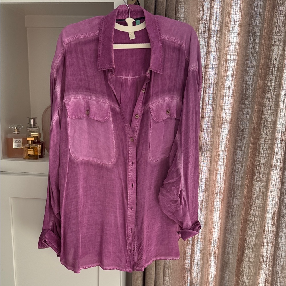 Pilcro Vibrant Pink Shirt